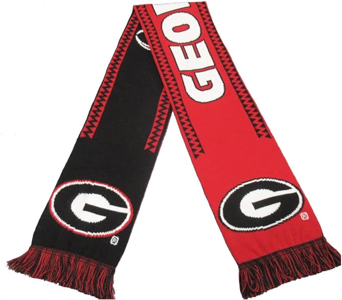 Official 2022 College Football Playoff Peach Bowl Georgia Bulldogs Knitted Scarf