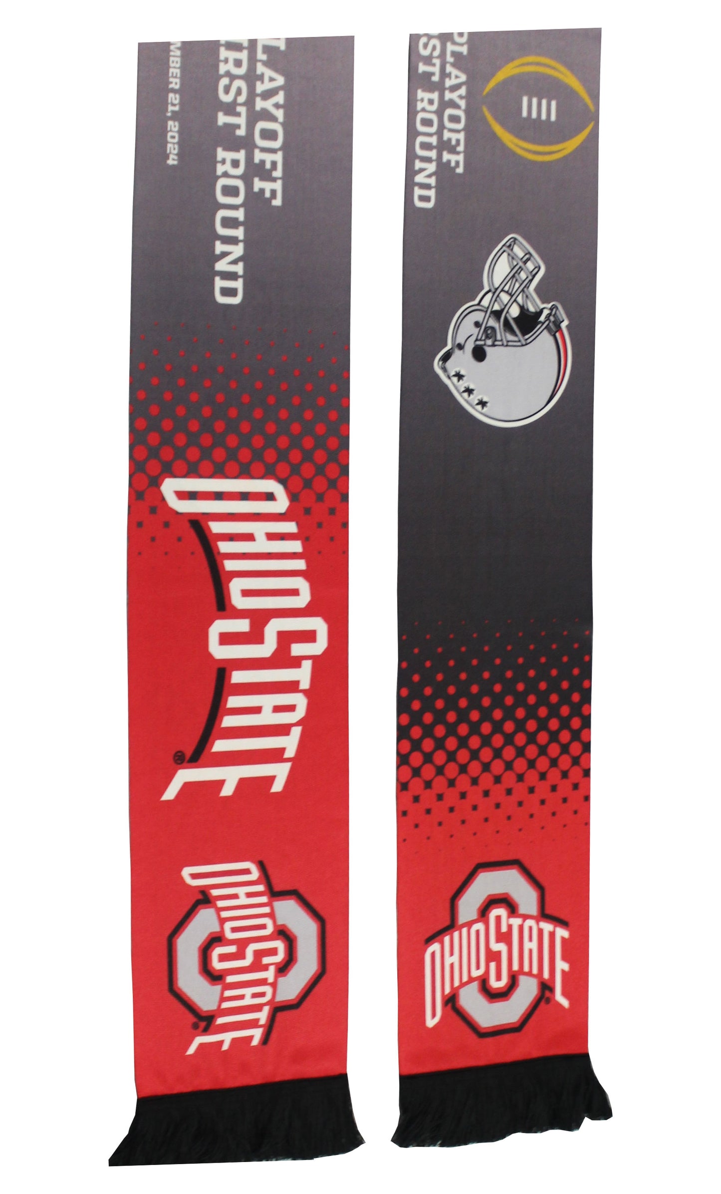 Official 2024-2025 College Football Playoff FIRST ROUND Matchup Tennessee vs Ohio State Printed Scarf